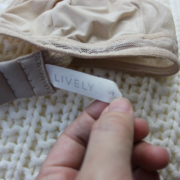 Lively Nude Light Coverage Netting Bra - Picture 3 of 4